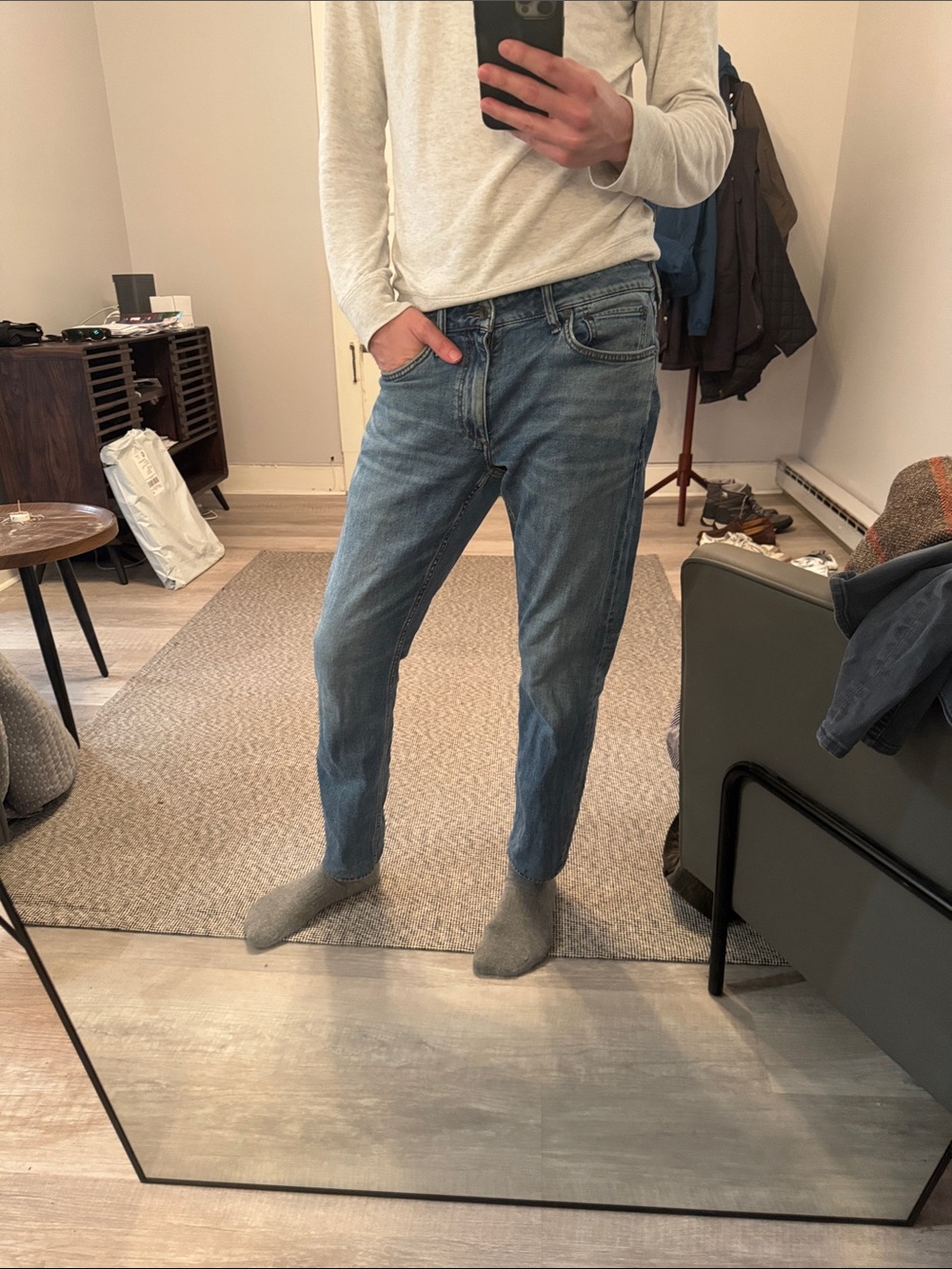 rag & bone Fit 3 Athletic Jeans in Medium Blue Washed